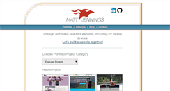 Desktop Screenshot of mattjennings.net